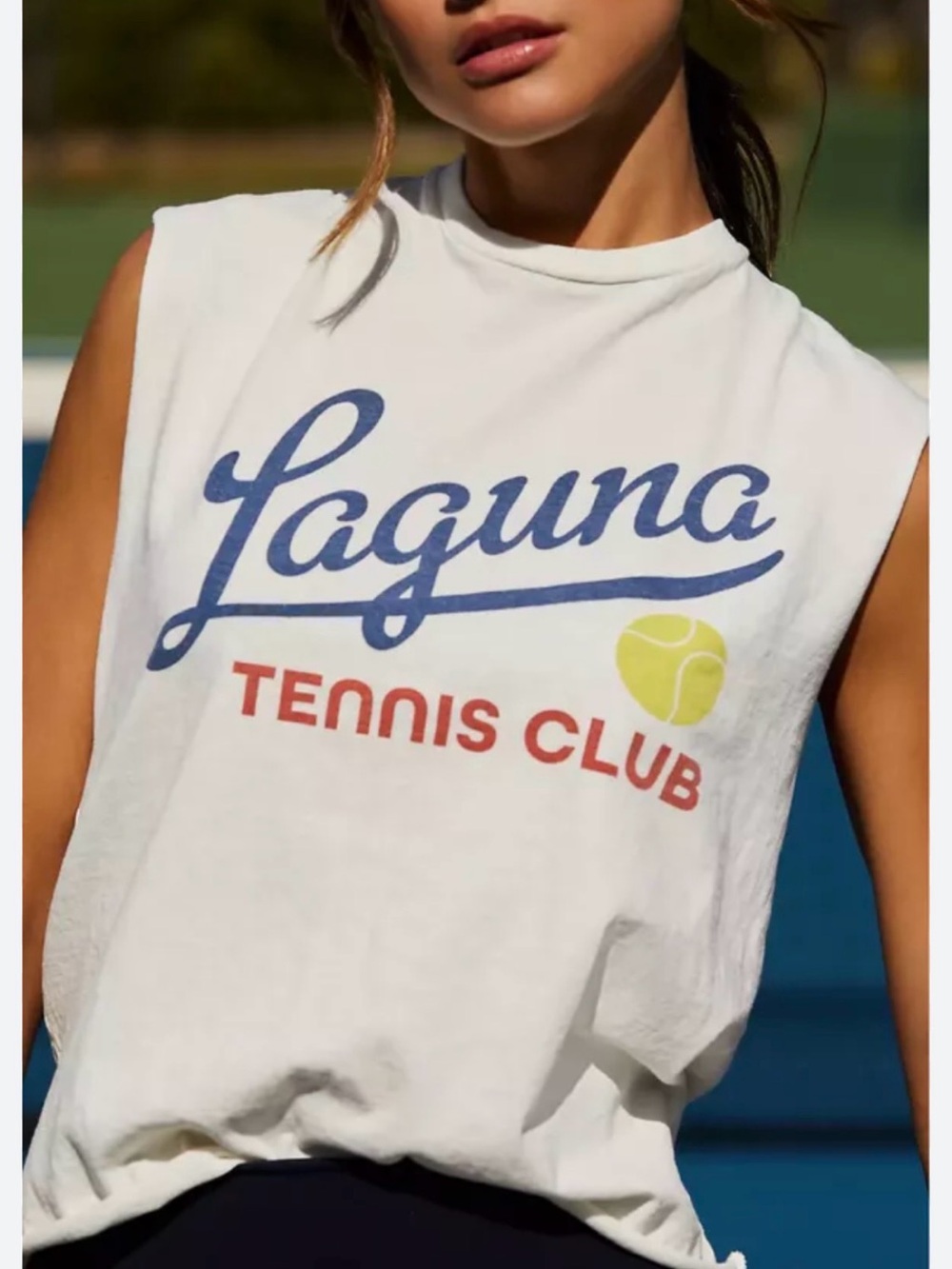 Original Retro Brand Laguna Tennis Club Graphic Muscle Tee – Size Small – NWT
